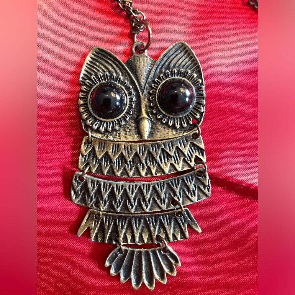 Owl Necklace & Ring - Picture 4 of 8